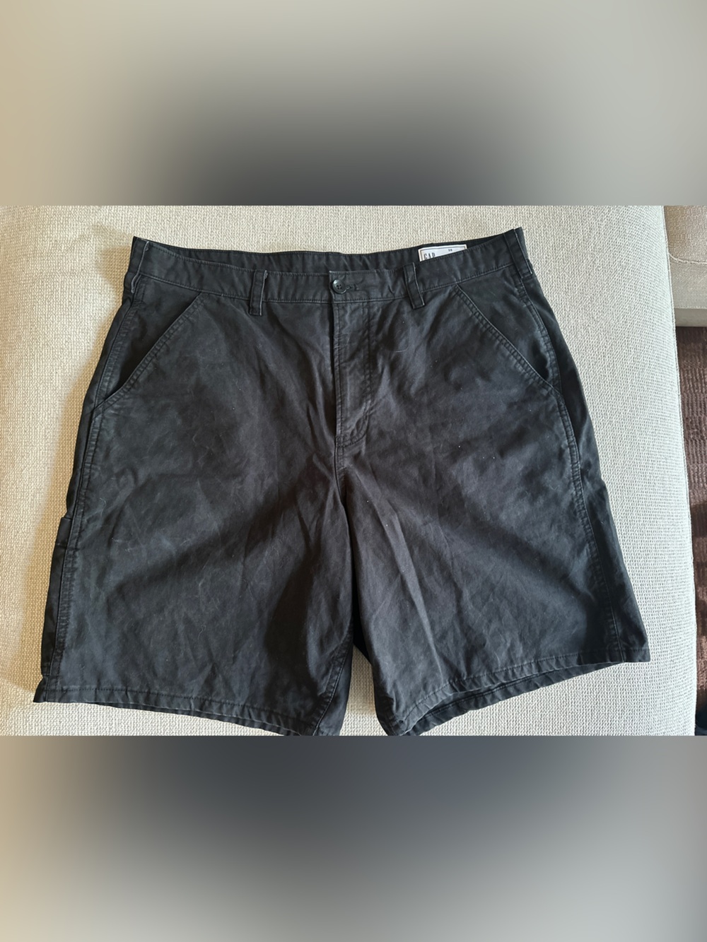 GAP Men's Black Carpenter Shorts